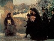 Emile Friant All Saints' Day Germany oil painting artist
